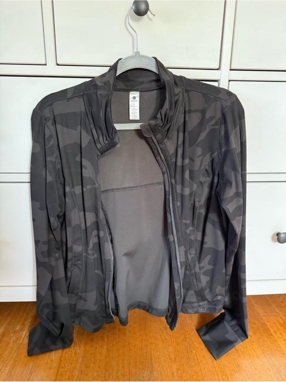 90 Degree By Reflex Women's Black Camo Utility Jacket